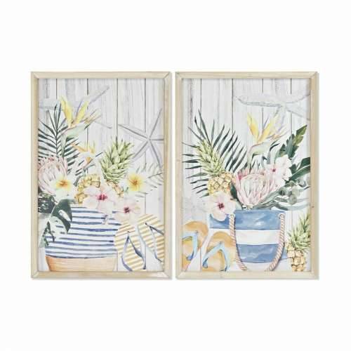 Slika DKD Home Decor ljeto Mediteran (40 x 1,8 x 60 cm) (2 kom.) Cijena