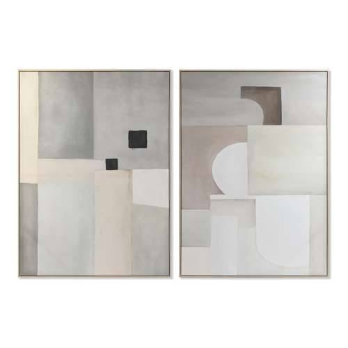 Slika DKD Home Decor Apstraktno (100 x 4 x 140 cm) (2 kom.) Cijena
