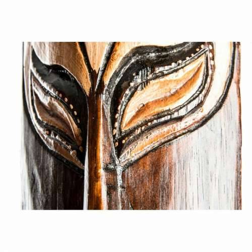 Zidni Ukras DKD Home Decor Bež Drvo Tamno smeđi Maska Plemenski (15 x 6 x 100 cm) (4 kom.) Cijena