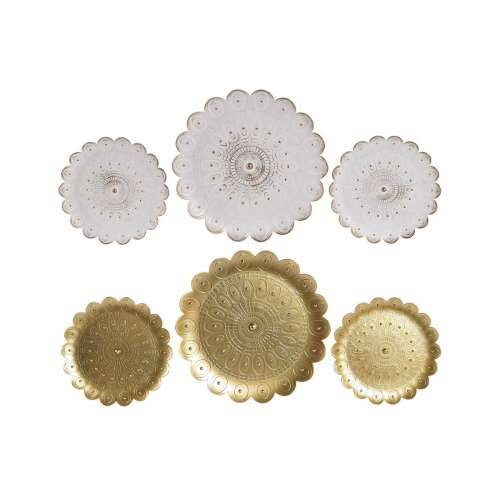 Ukrasna figura DKD Home Decor (2 kom.) moderan (35 x 2 x 35 cm) Cijena