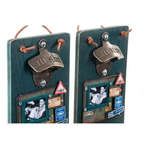 Otvarač boca DKD Home Decor Self Serve Drvo Metal (2 pcs) (26 x 12 x 9 cm) Cijena