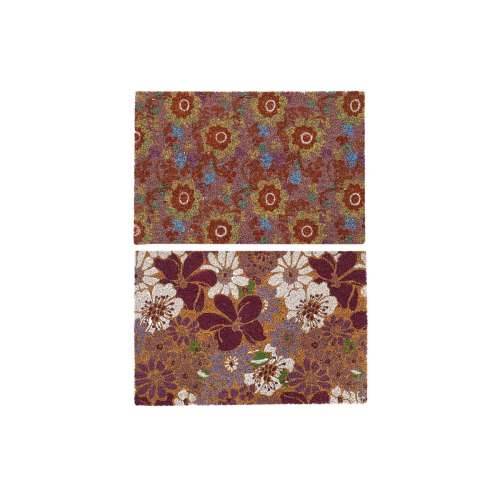Prostirač DKD Home Decor Guma Pisana 2 kom. Kokosova vlakna (60 x 40 x 1,5 cm) Cijena