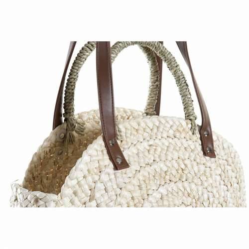 Torba na Rame DKD Home Decor Prirodno Siva Poliester Metvica Vlakna (39 x 9 x 48 cm) (2 kom.) Cijena
