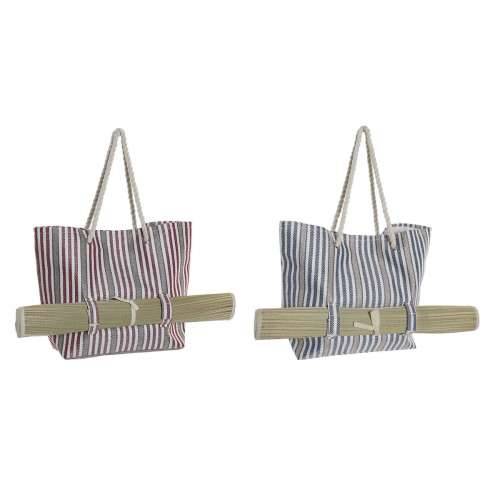 Torba za Plažu DKD Home Decor Crvena Plava Poliester (50 x 16 x 36 cm) (2 kom.) Cijena