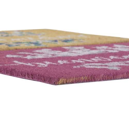 Prostirač DKD Home Decor Siva Roza Smeđa Guma Bijela 2 kom. Kokosova vlakna (60 x 40 x 1,5 cm) Cijena