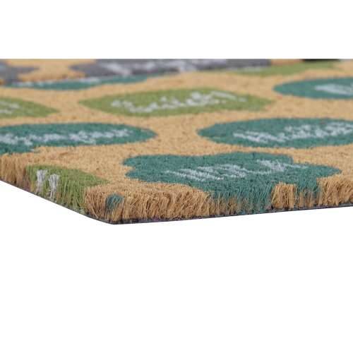Prostirač DKD Home Decor Crna Siva Smeđa Guma Metvica 2 kom. Kokosova vlakna (60 x 40 x 1,5 cm) Cijena