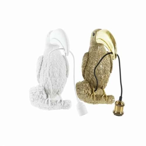 Zidna svjetiljka DKD Home Decor zlatan Bijela Smola 220 V 50 W (26 x 19,5 x 44 cm) (2 kom.) Cijena