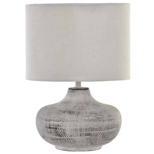 Stolna svjetiljka DKD Home Decor 40W Siva Bijela 230 V 40 W (2 kom.) (22 x 22 x 31 cm) Cijena