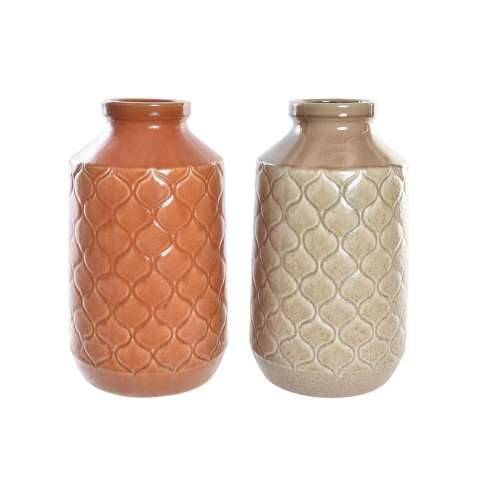 Vrč DKD Home Decor Porculan Oranžna Zelena (20 x 20 x 35 cm) (2 kom.) Cijena