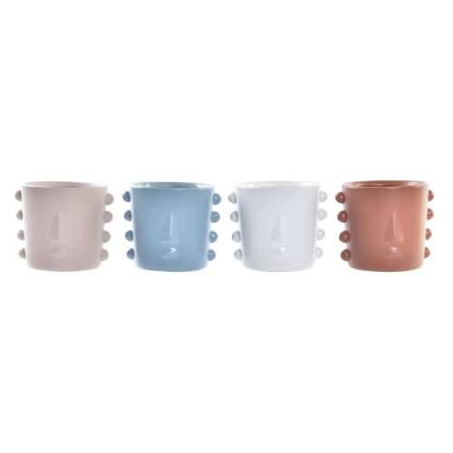 Tegla za biljke DKD Home Decor Lice Gres Keramika (15 x 13 x 12,5 cm) (4 kom.) Cijena
