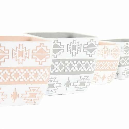 Set Tegli DKD Home Decor Siva Bež Cement Tropsko (2 kom.) (14 x 14 x 13 cm) Cijena