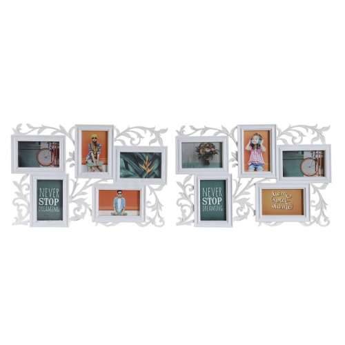 Okvir za sliku DKD Home Decor Kristal Bijela PP gradski (52,5 x 2 x 35 cm) (2 kom.) Cijena