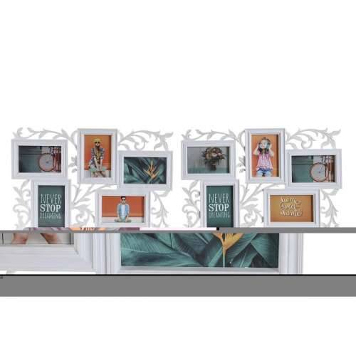 Okvir za sliku DKD Home Decor Kristal Bijela PP gradski (52,5 x 2 x 35 cm) (2 kom.) Cijena
