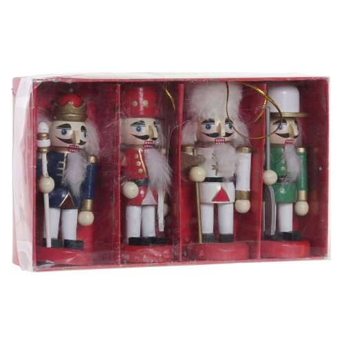Božićni ukras DKD Home Decor Drvo Drobilica za Orahe (3 x 3 x 10 cm) (4 kom.) Cijena