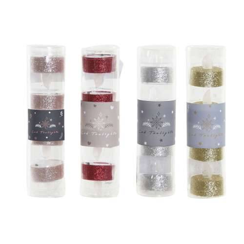 Svijeća DKD Home Decor LED Svjetlo Crăciun (4 x 4 x 5 cm) (4 kom.) Cijena