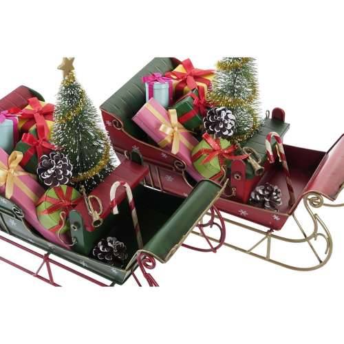 Božićni ukras DKD Home Decor Metal Poliester (28 x 13 x 26 cm) (2 kom.) Cijena