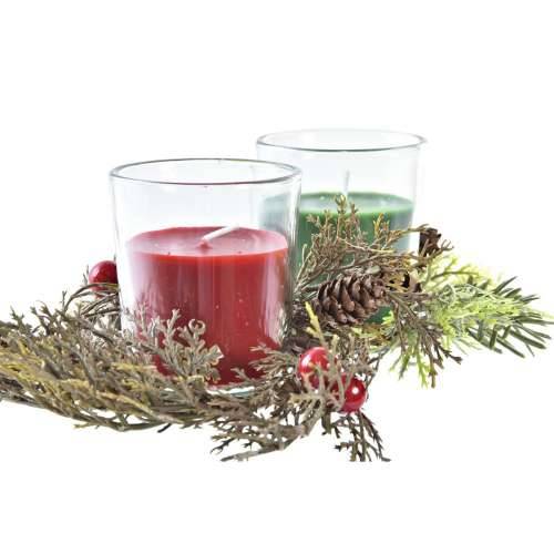 Set Svijeća DKD Home Decor Crăciun (5,5 x 5,5 x 6 cm) (2 kom.) Cijena