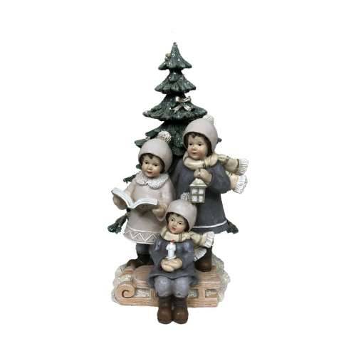 Božićni ukras DKD Home Decor Smola djeca (11,5 x 11,5 x 21 cm) (2 kom.) Cijena