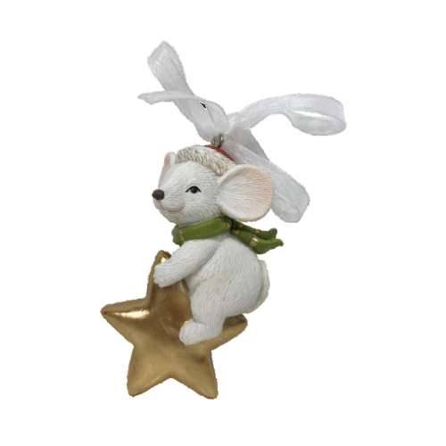 Božićni ukras DKD Home Decor Miš Smola (7 x 4,5 x 9 cm) (6 kom.) Cijena