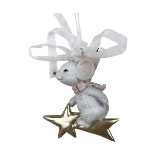 Božićni ukras DKD Home Decor Miš Smola (7 x 4,5 x 9 cm) (6 kom.) Cijena