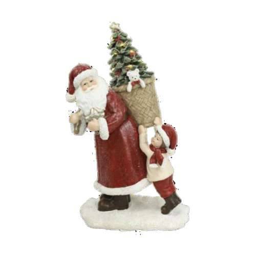 Božićni ukras DKD Home Decor Smola Djeda Mraz (2 kom.) (12 x 9 x 19 cm) Cijena