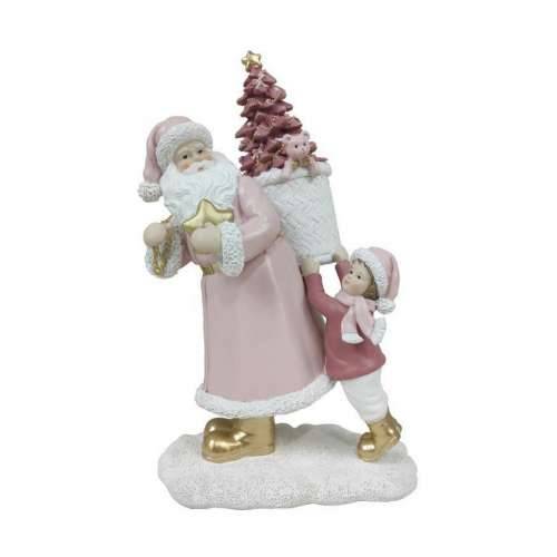 Božićni ukras DKD Home Decor Smola Djeda Mraz (2 kom.) (12 x 9 x 19 cm) Cijena