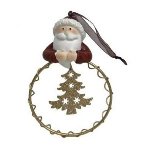 Božićni ukras DKD Home Decor Smola krugovi (9 x 3 x 13,5 cm) (6 kom.) Cijena