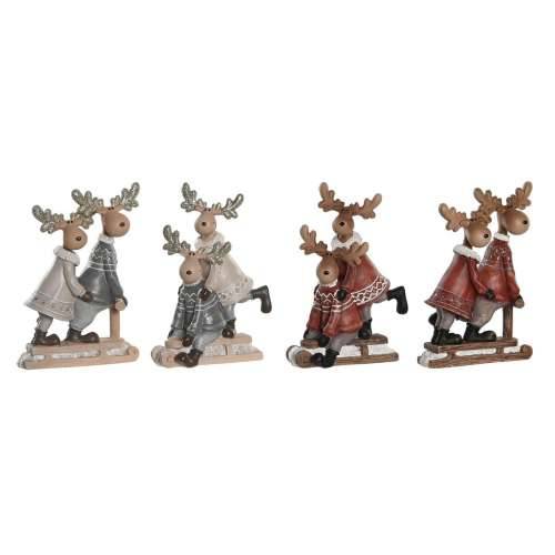 Božićni ukras DKD Home Decor Smola Sob (13 x 6 x 18 cm) (4 kom.) Cijena