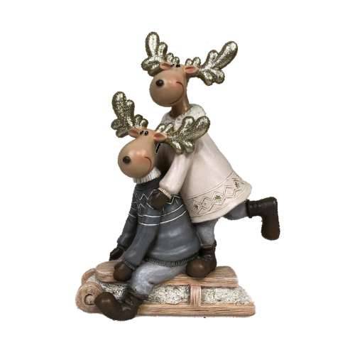 Božićni ukras DKD Home Decor Smola Sob (13 x 6 x 18 cm) (4 kom.) Cijena