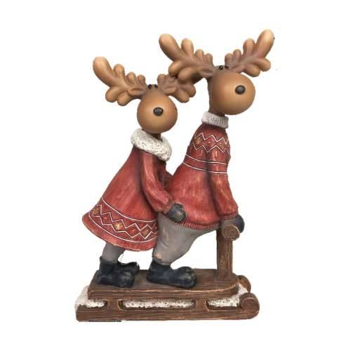 Božićni ukras DKD Home Decor Smola Sob (13 x 6 x 18 cm) (4 kom.) Cijena