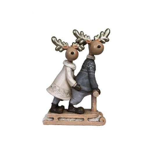Božićni ukras DKD Home Decor Smola Sob (13 x 6 x 18 cm) (4 kom.) Cijena
