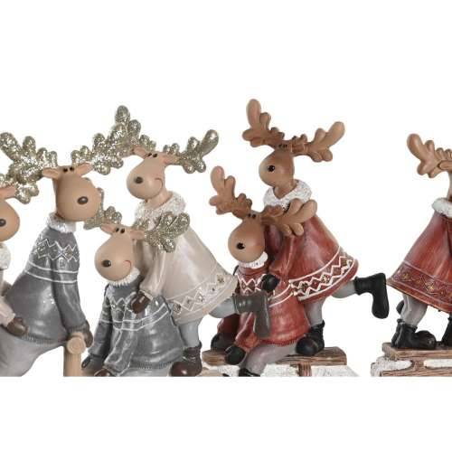Božićni ukras DKD Home Decor Smola Sob (13 x 6 x 18 cm) (4 kom.) Cijena