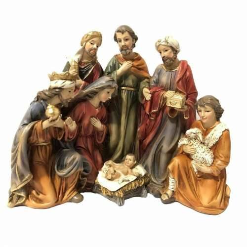 Božićne jaslice DKD Home Decor Smola (23 x 12,5 x 19,5 cm) (2 kom.) Cijena