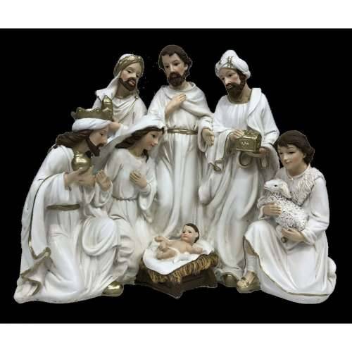 Božićne jaslice DKD Home Decor Smola (23 x 12,5 x 19,5 cm) (2 kom.) Cijena