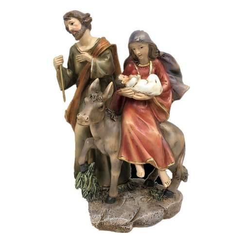 Božićne jaslice DKD Home Decor Smola (2 kom.) (12 x 12 x 21 cm) Cijena