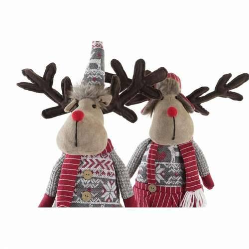 Ukrasna figura DKD Home Decor Crăciun Sob Poliester (20 x 10 x 58 cm) (2 kom.) Cijena