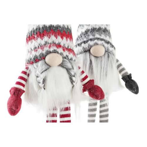 Ukrasna figura DKD Home Decor Crăciun Patuljak LED Svjetlo Poliester (22 x 12 x 64 cm) (2 kom.) Cijena