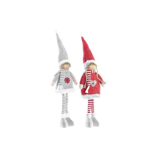 Ukrasna figura DKD Home Decor Crăciun Lutka Poliester (17 x 9 x 79 cm) (2 kom.) Cijena