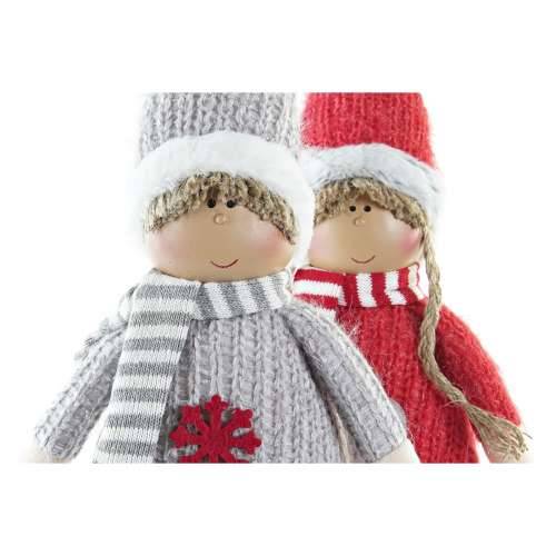 Ukrasna figura DKD Home Decor Crăciun Lutka Poliester (17 x 9 x 79 cm) (2 kom.) Cijena