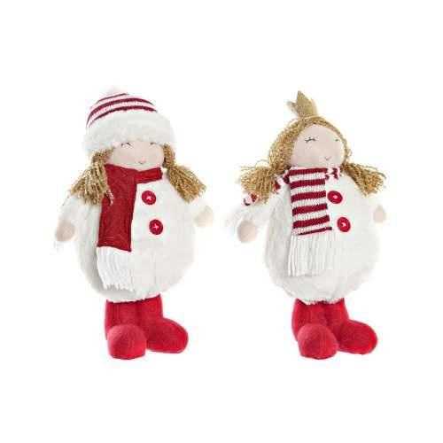 Ukrasna figura DKD Home Decor Crăciun Lutka Poliester djevojčice (17 x 11 x 28 cm) (2 kom.) Cijena