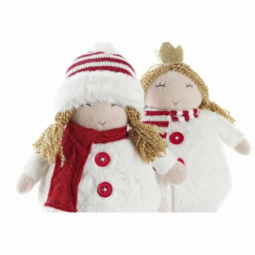 Ukrasna figura DKD Home Decor Crăciun Lutka Poliester djevojčice (17 x 11 x 28 cm) (2 kom.) Cijena