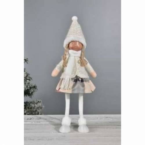 Ukrasna figura DKD Home Decor Crăciun Lutka Poliester djevojčice (15 x 9 x 43 cm) (2 kom.) Cijena
