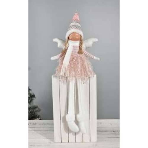 Ukrasna figura DKD Home Decor Crăciun Vila Poliester Anđeo (22 x 15 x 48 cm) (2 kom.) Cijena
