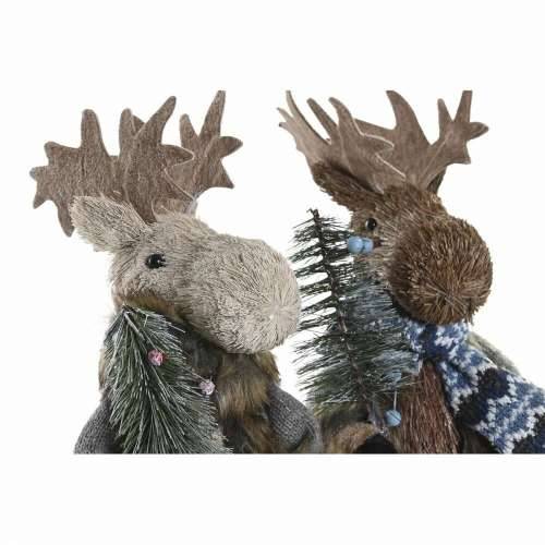 Ukrasna figura DKD Home Decor Crăciun Sob Prirodno polistiren (15 x 16 x 35 cm) (2 kom.) Cijena