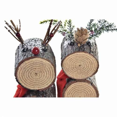 Ukrasna figura DKD Home Decor Crăciun Šljokice Sob Breza (10 x 9 x 23 cm) (2 kom.) Cijena