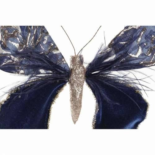 Božićni ukras DKD Home Decor Poliester Metulj (2 kom.) (23 x 3 x 19 cm) Cijena
