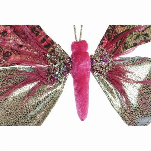 Božićni ukras DKD Home Decor Poliester Metulj (22 x 3 x 18 cm) (2 kom.) Cijena