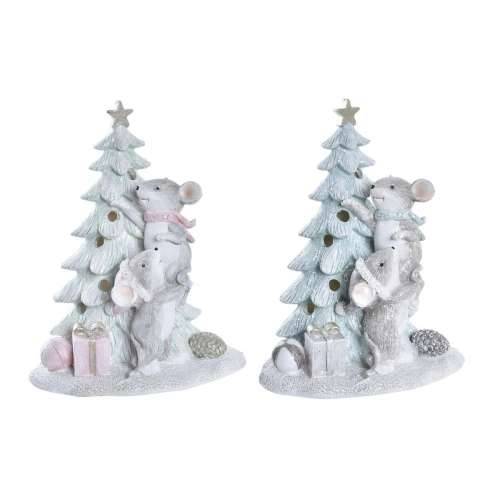Božićni ukras DKD Home Decor Miš Smola (13 x 8,5 x 16 cm) (2 kom.) Cijena