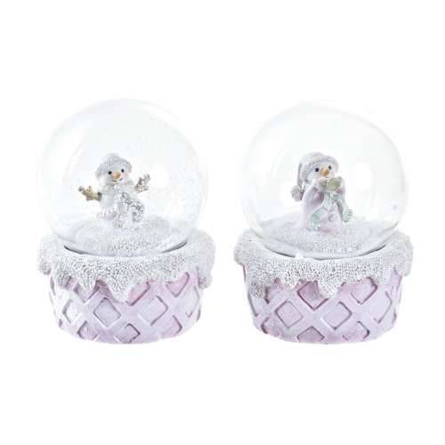 Glob de Crăciun DKD Home Decor Kristal Smola (2 kom.) (7 x 7 x 9 cm) Cijena