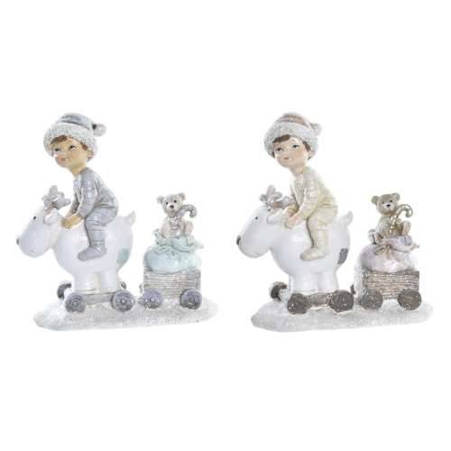 Božićni ukras DKD Home Decor Smola djeca (13 x 6 x 13,5 cm) (2 kom.) Cijena